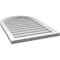 Ekena Millwork Round Top Surface Mount PVC Gable Vent w/ 2"W x 1-1/2"P Brickmould Frame, 22"W x 34"H GVPRT22X3402SN - alternate 2